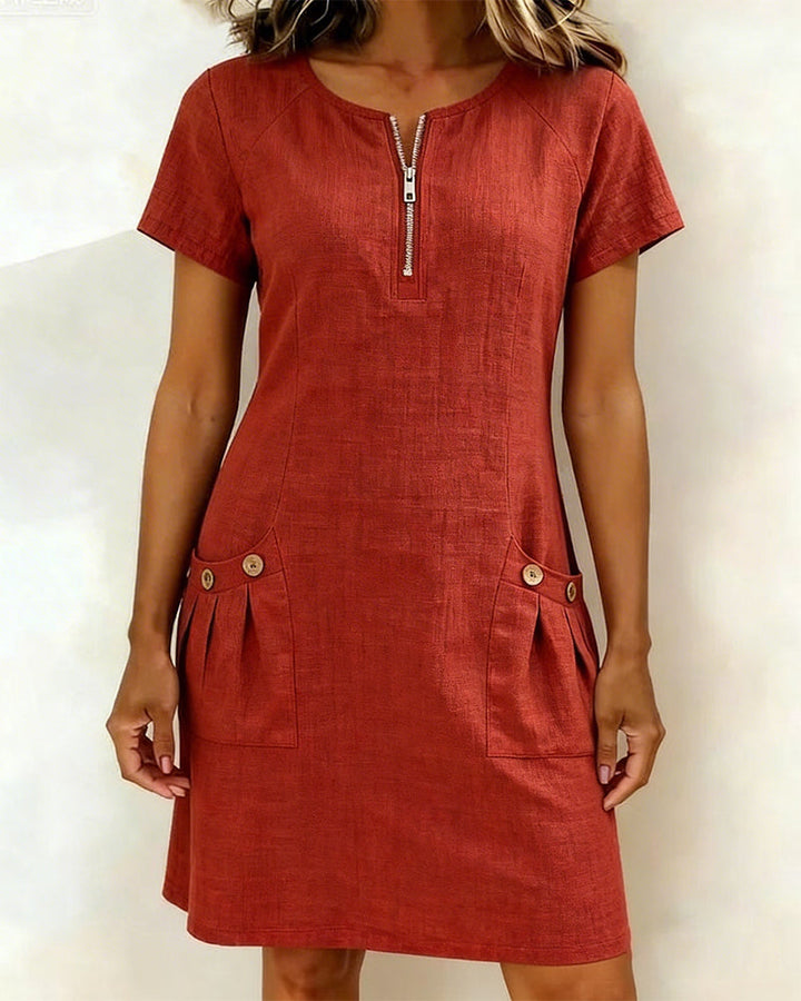 Chelsea | Stylish & Comfortable Plus Size Women's Shift Dress 0