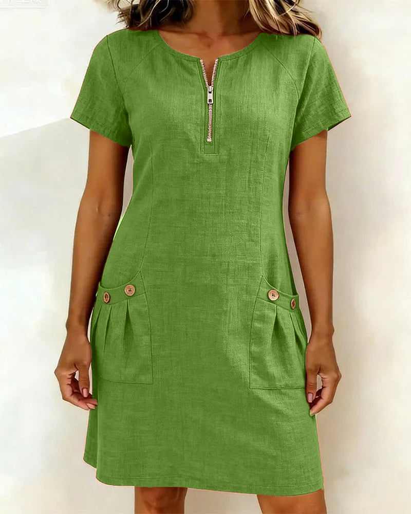 Chelsea | Stylish & Comfortable Plus Size Women's Shift Dress 3