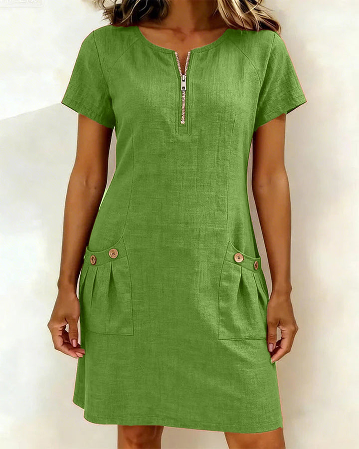 Chelsea | Stylish & Comfortable Plus Size Women's Shift Dress 3