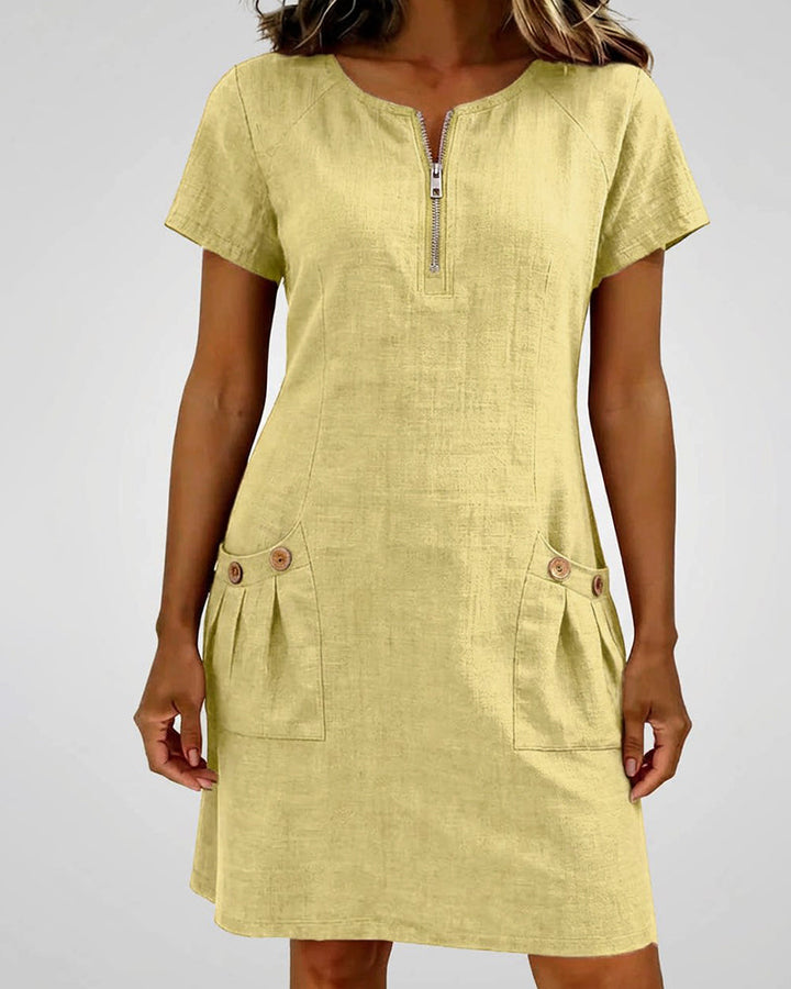 Chelsea | Stylish & Comfortable Plus Size Women's Shift Dress 5
