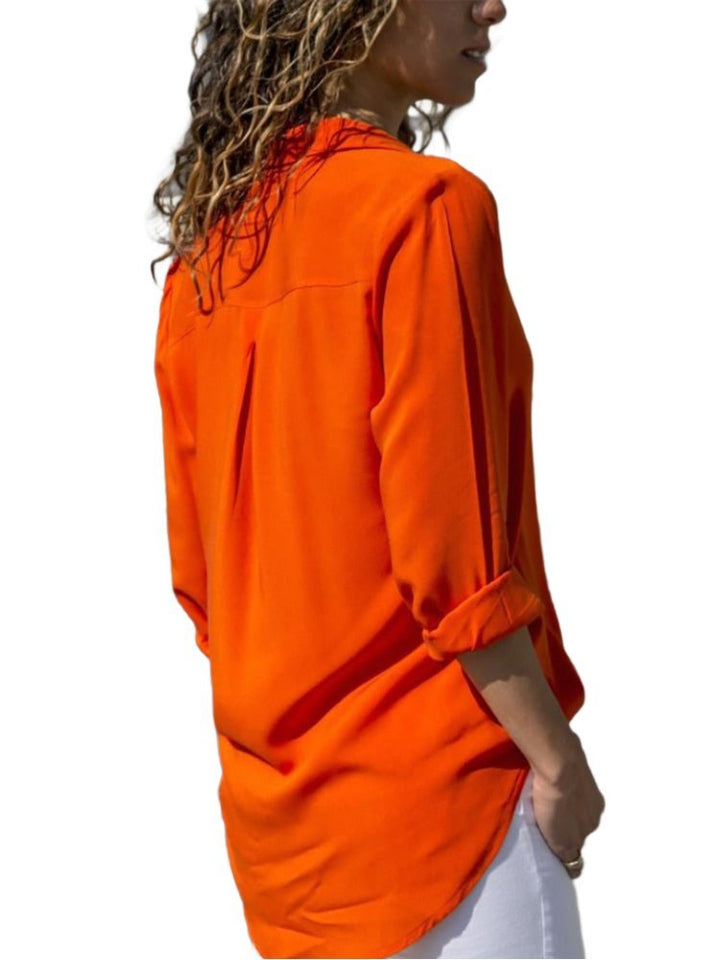 Chloe | Classic Button-Down Long Sleeve Shirt 1