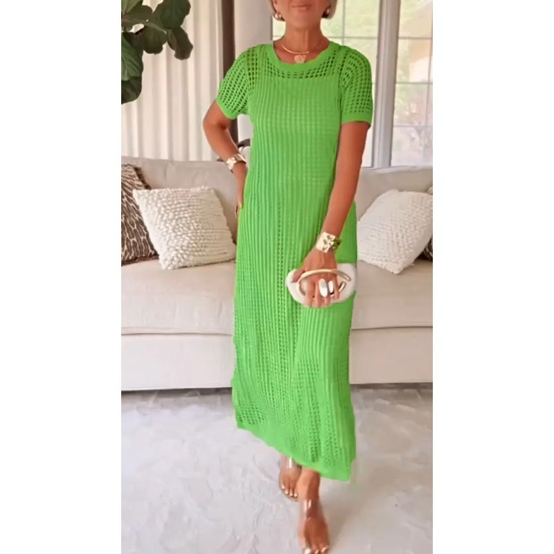 Chloe | Elegant And Sophisticated Cut-Out Mesh Maxi Dress 4