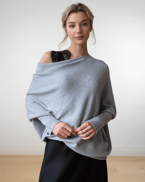 Chloe | Elegant & Cozy Women's Off Shoulder Sweater 0