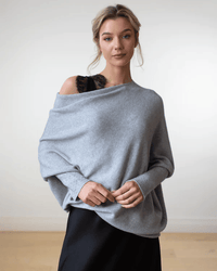 Seraphina | Maglione lavorato a maglia con spalle scoperte