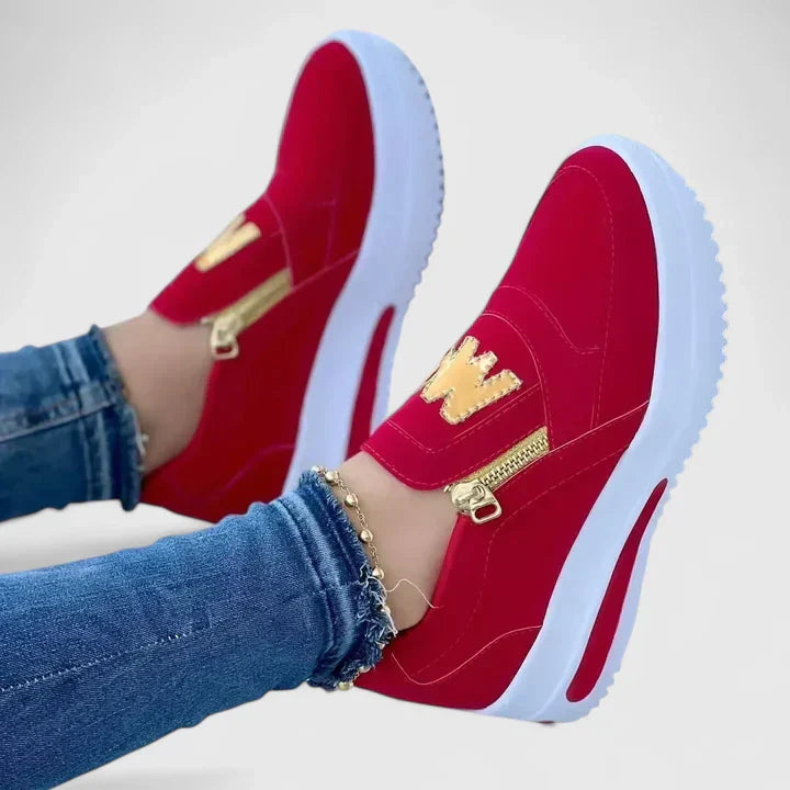 Chloe | Modern and Comfortable Platform Slip-On Sneakers 0