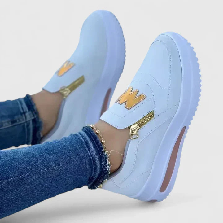 Chloe | Modern and Comfortable Platform Slip-On Sneakers 2