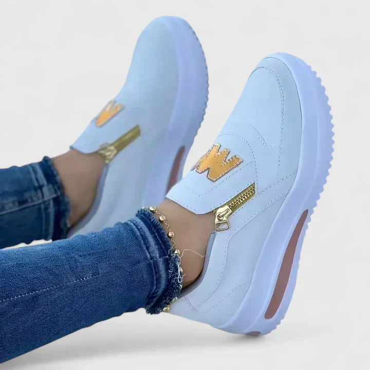 Chloe | Modern and Comfortable Platform Slip-On Sneakers 5