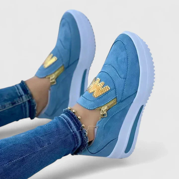 Chloe | Modern and Comfortable Platform Slip-On Sneakers 7