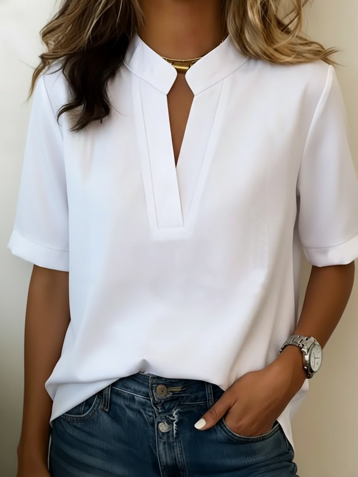 Chloe | Relaxed Fit V-Neck Blouse 6