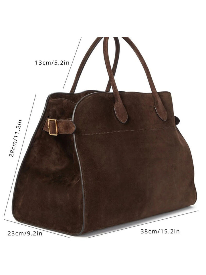 Chloe | Sophisticated And Spacious Vegan Leather Tote Bag 7