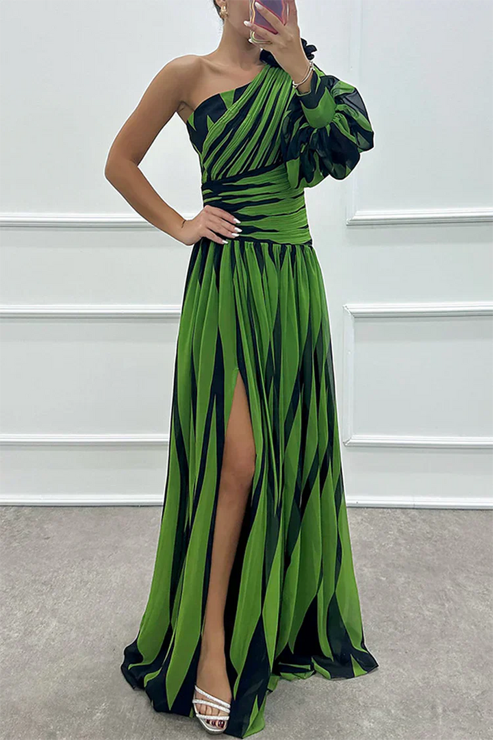 Chloe | Wedding Guest Dress One-Shoulder Maxi Elegant Formal Style 5