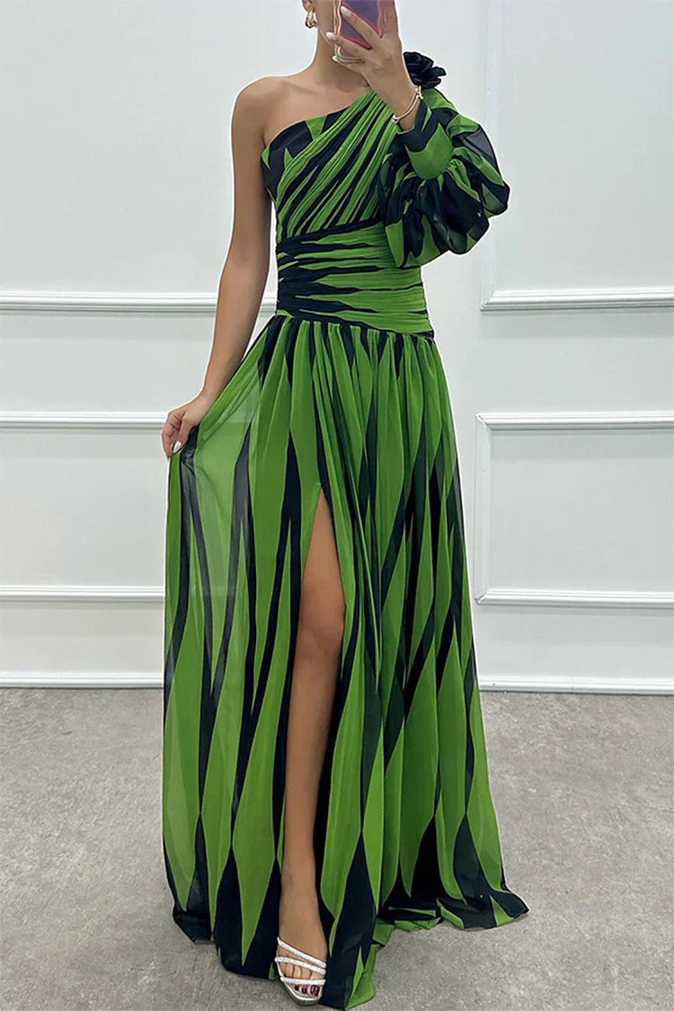 Chloe | Wedding Guest Dress One-Shoulder Maxi Elegant Formal Style 6