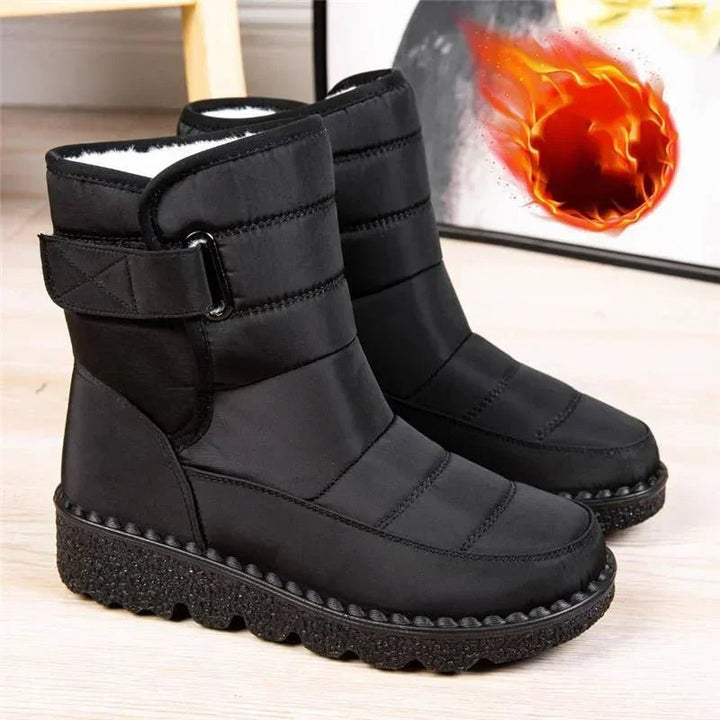 Chloe | Women's Waterproof Quilted Winter Ankle Boots 8