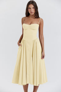 Vivienne | Elegant Sleeveless Maxi Wedding Guest Dress