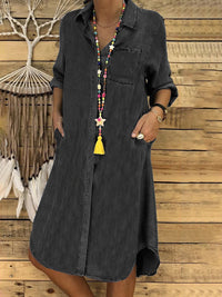 Julia | Camicia vestito in denim chic e senza sforzo