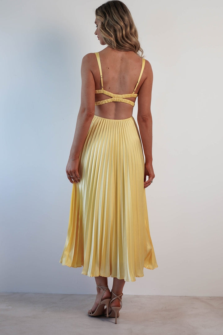 Clara | Lightweight And Flowing Pleated Maxi Dress 2