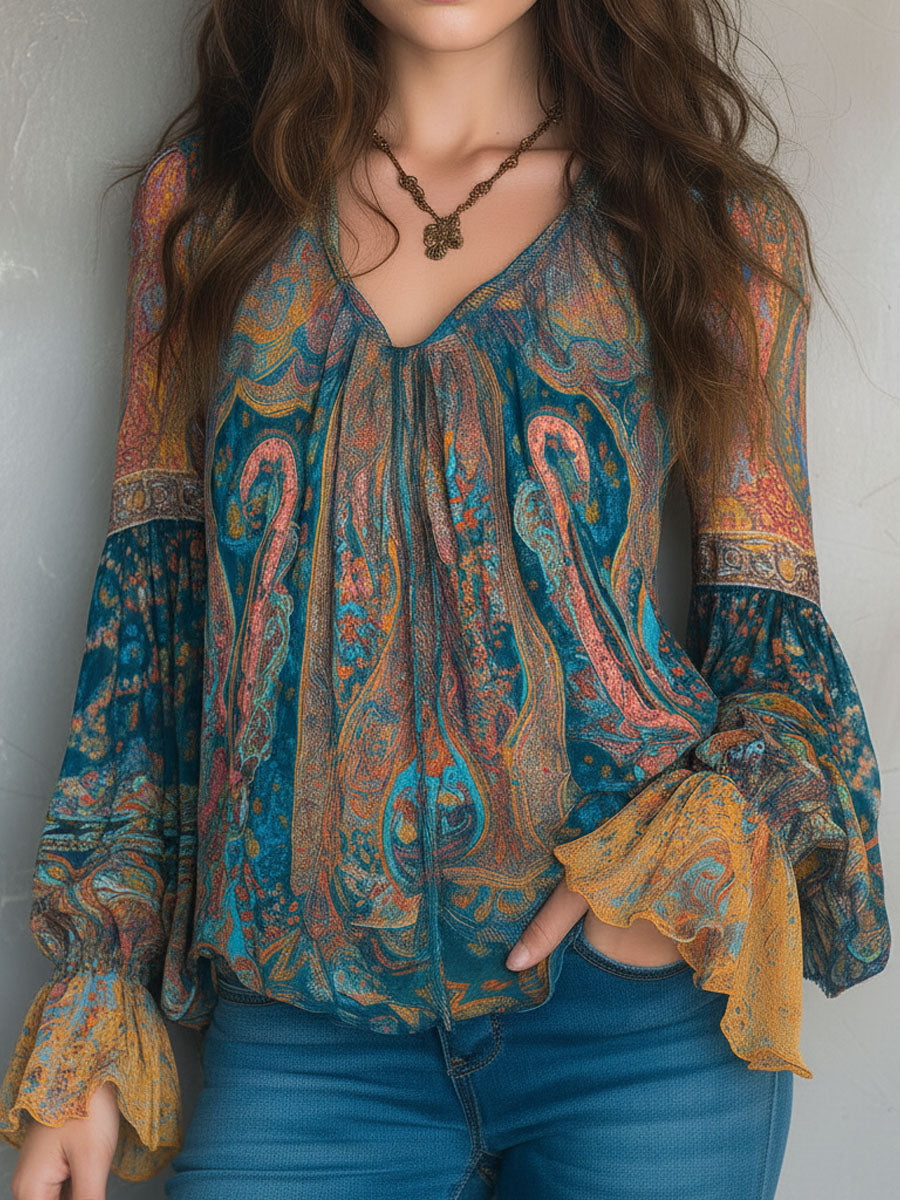 Cyrano | Elegant Flowy Womens Blouse 2
