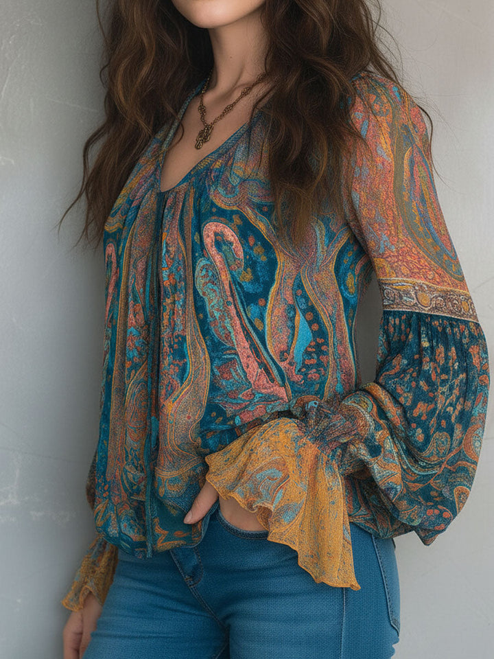 Cyrano | Elegant Flowy Womens Blouse 3