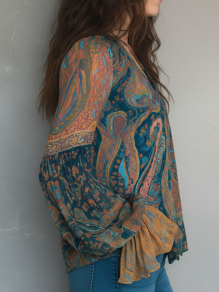 Cyrano | Elegant Flowy Womens Blouse 4