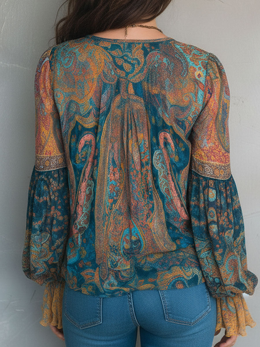 Cyrano | Elegant Flowy Womens Blouse 5