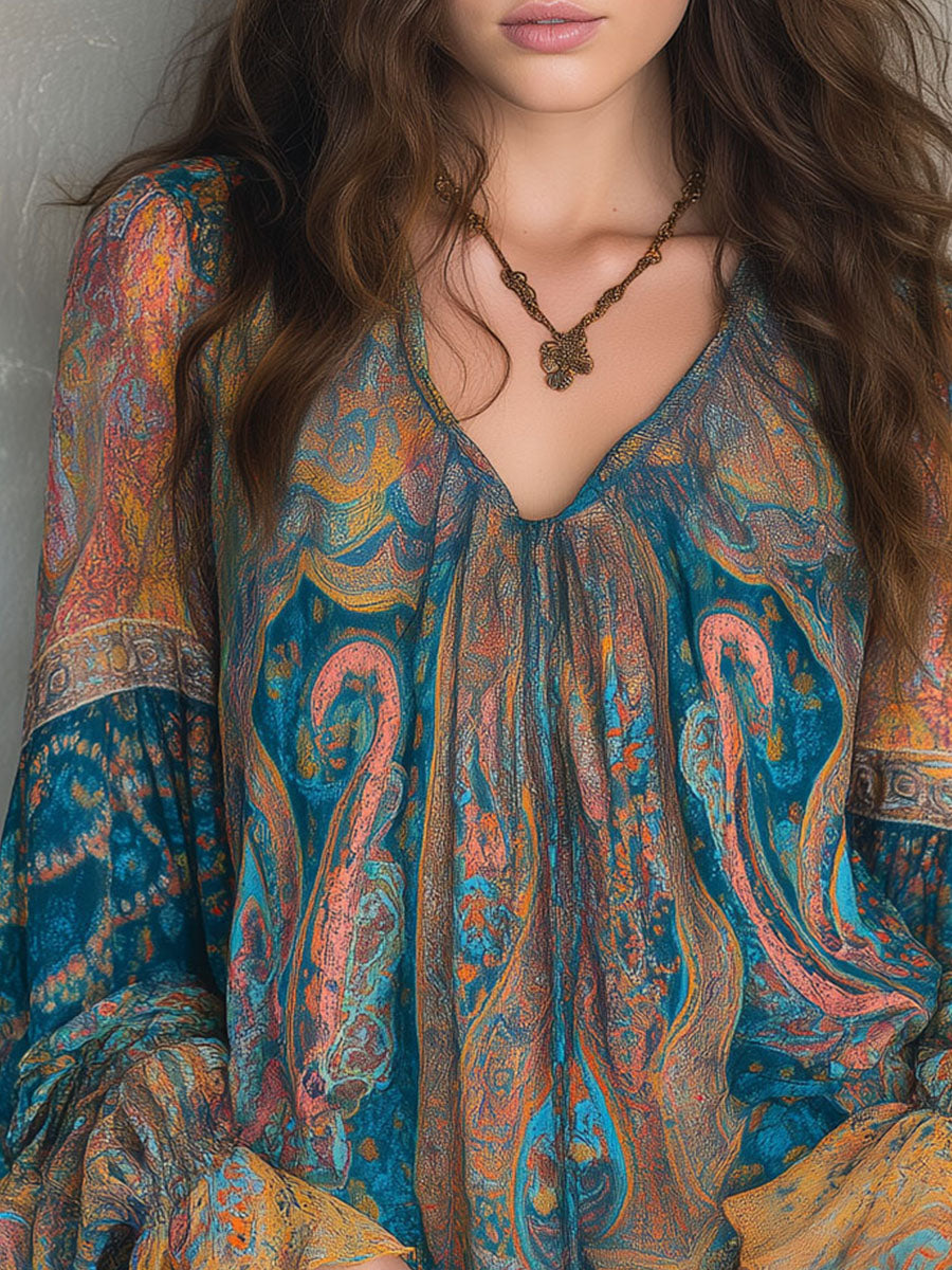 Cyrano | Elegant Flowy Womens Blouse 6