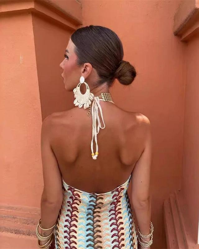 Dahlia | Womens Dress White Crochet Summer Wedding Guest Elegant Fit 2