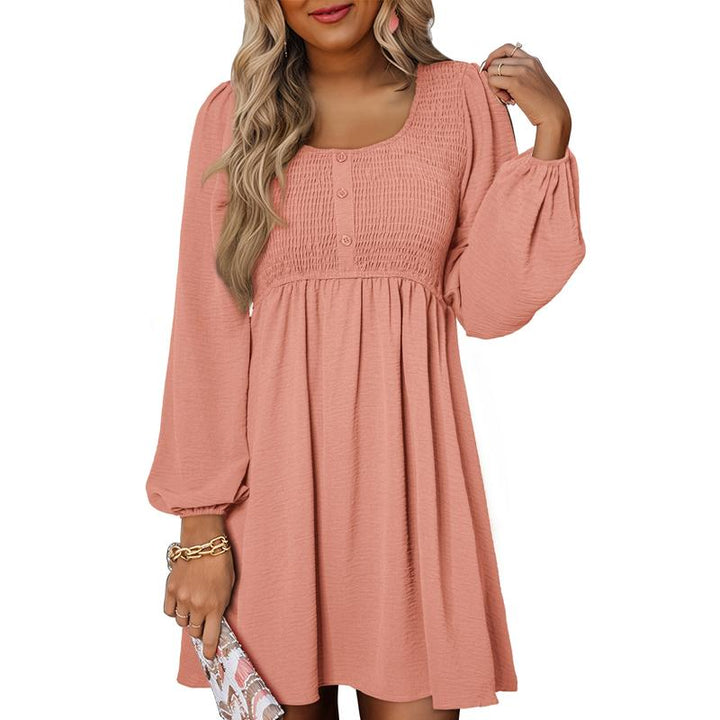 Daisy | Smocked Empire-Waist Mini Dress 6