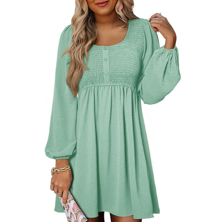 Daisy | Smocked Empire-Waist Mini Dress 8