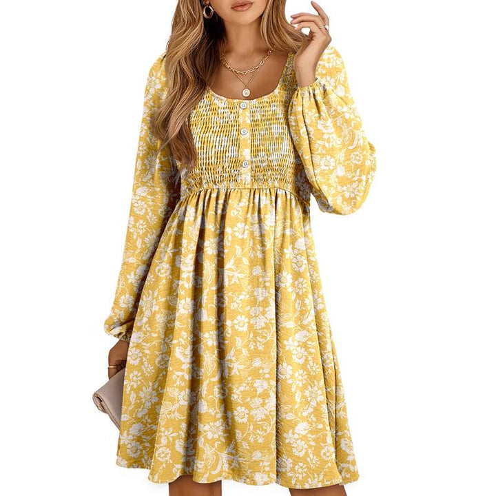 Daisy | Smocked Empire-Waist Mini Dress 9