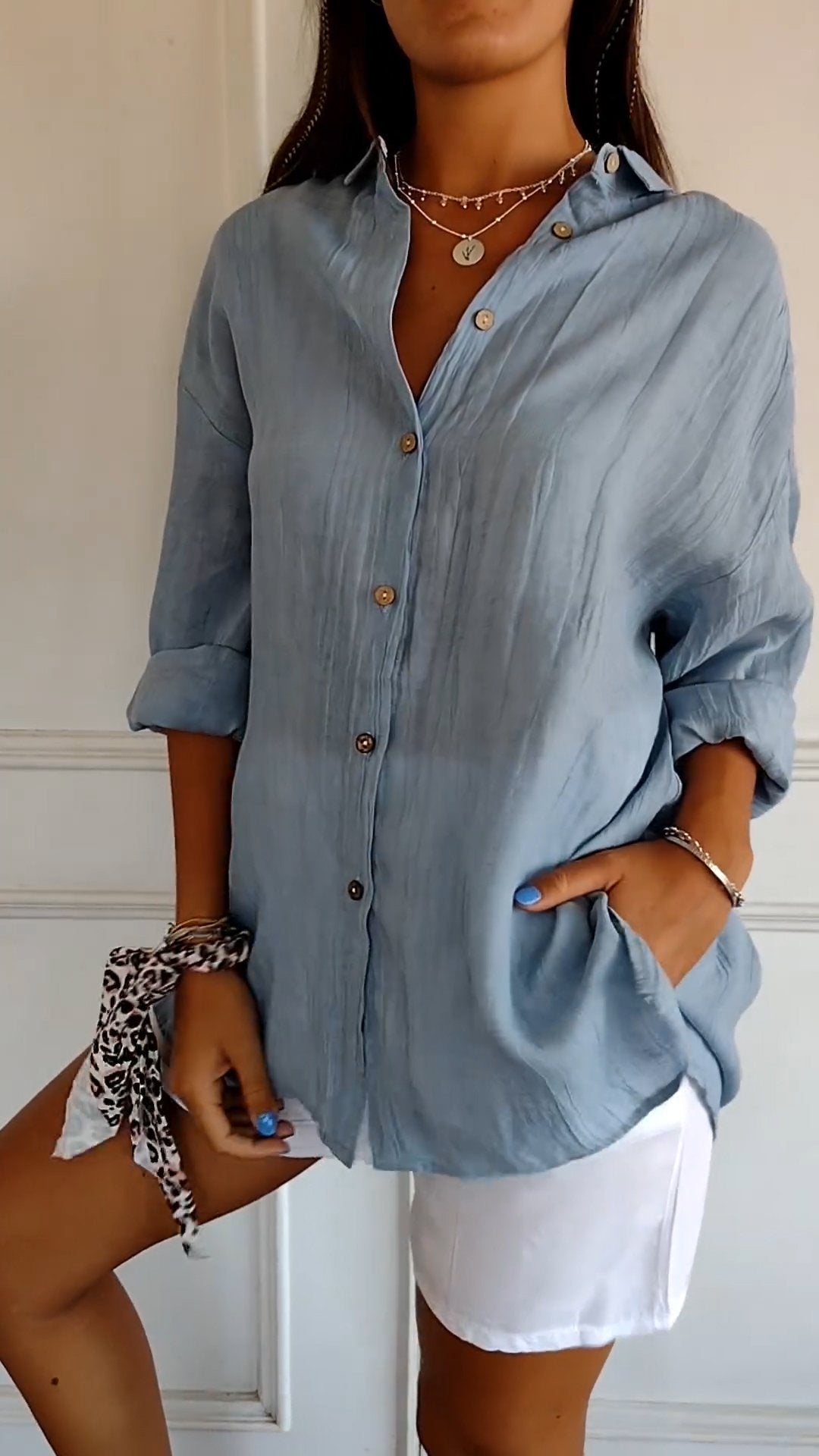Dalia | Comfortable and elegant women's shirt 1