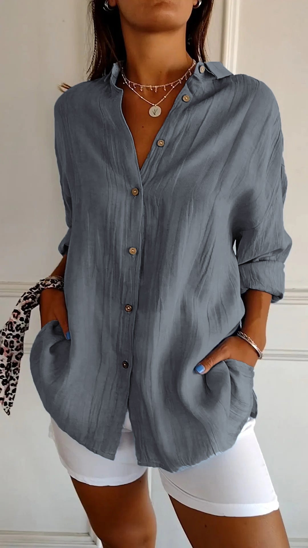 Dalia | Comfortable and elegant women's shirt 10