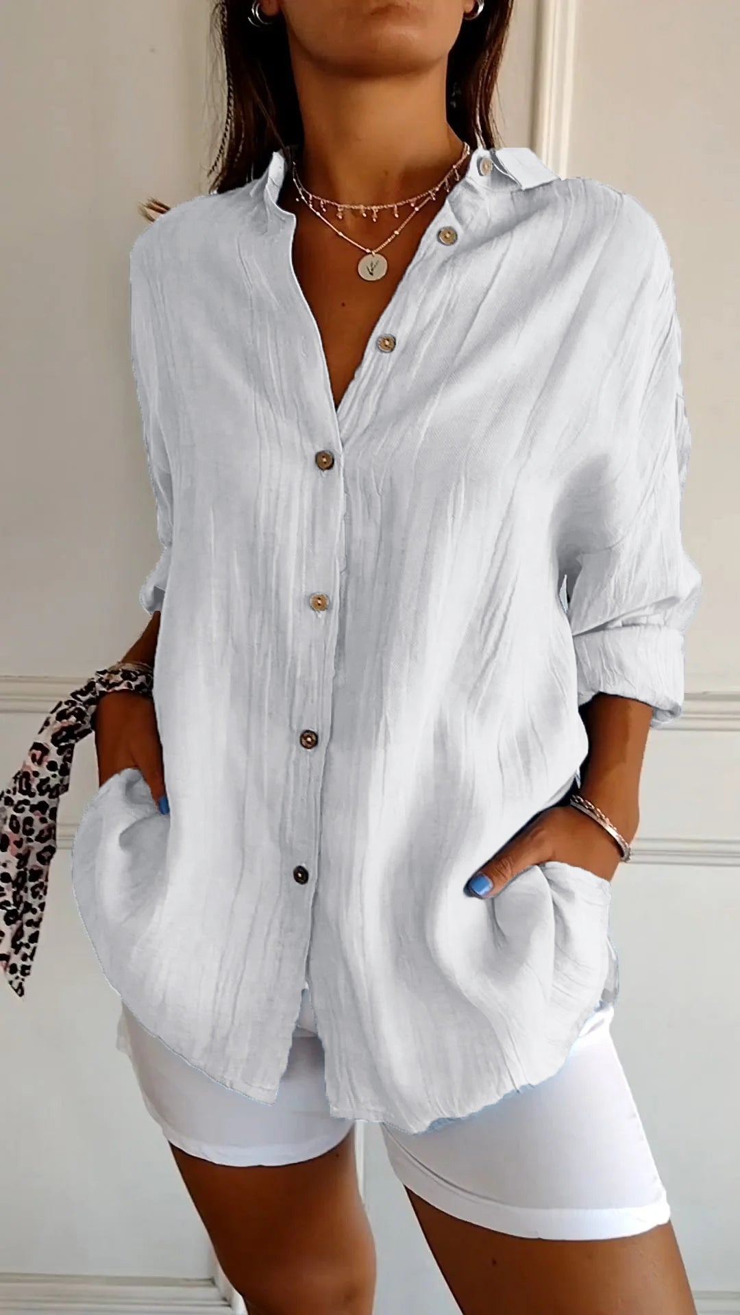 Dalia | Comfortable and elegant women's shirt 11