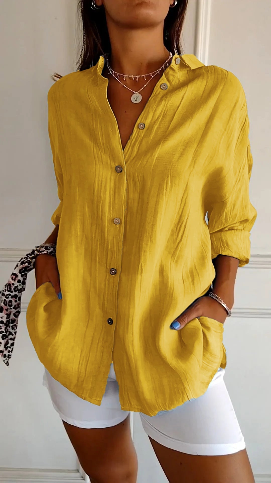 Dalia | Comfortable and elegant women's shirt 4