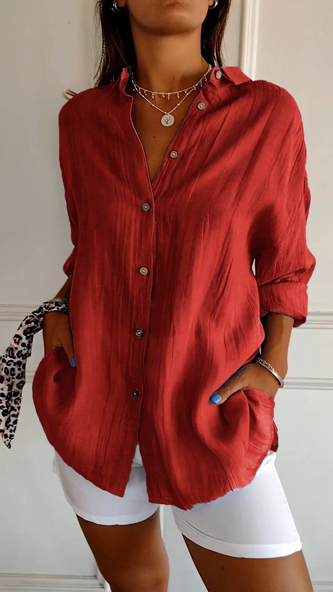 Dalia | Comfortable and elegant women's shirt 6