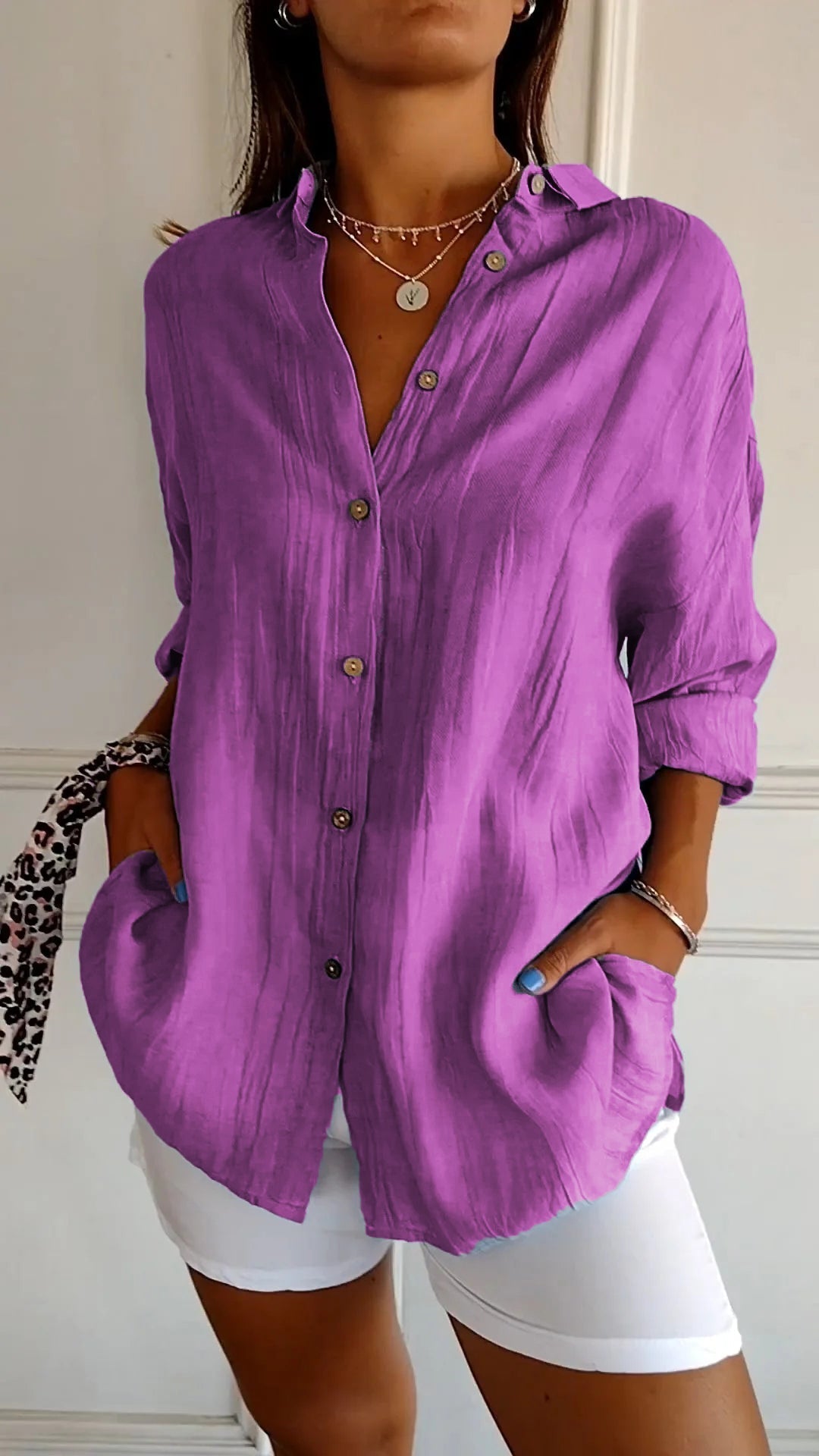 Dalia | Comfortable and elegant women's shirt 8