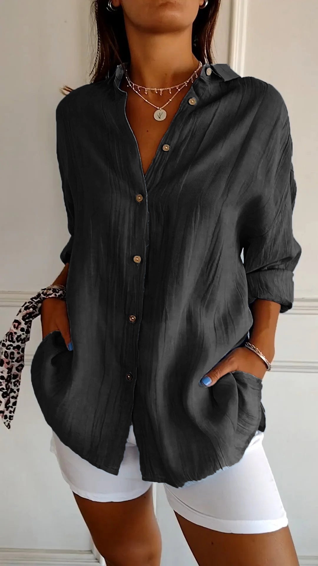 Dalia | Comfortable and elegant women's shirt 9