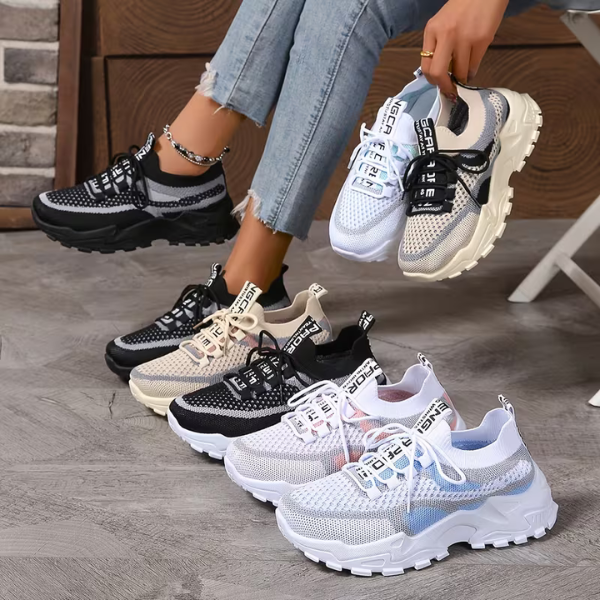 Devine | Elegant Breathable Mesh Walking Sneakers 4