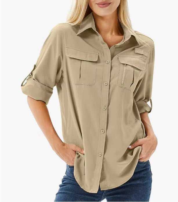 Diana | Long Sleeve Hiking Shirt Women Moisture Wicking Breathable Fit UPF 50 5