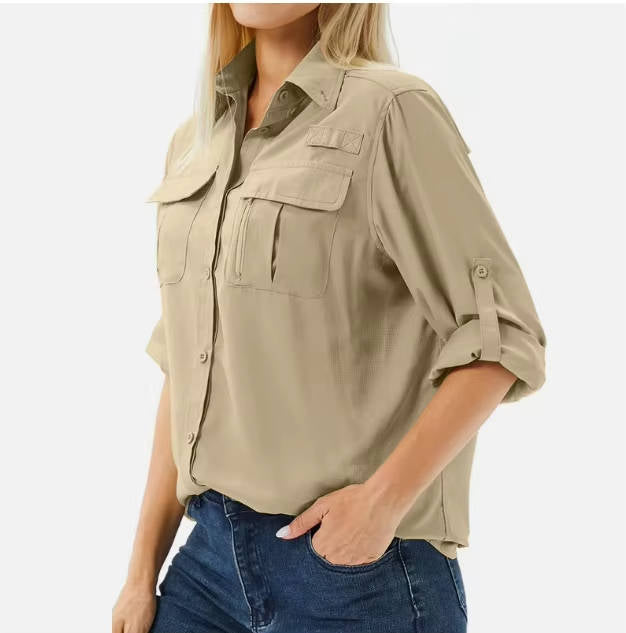 Diana | Long Sleeve Hiking Shirt Women Moisture Wicking Breathable Fit UPF 50 7