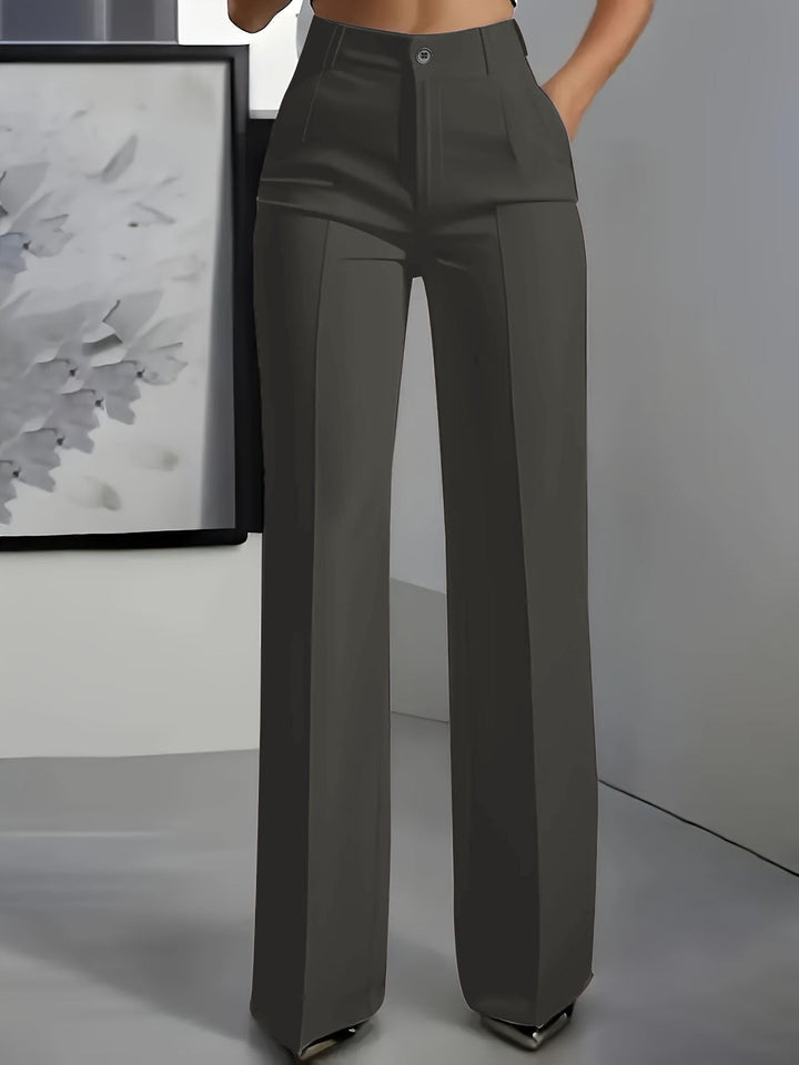 Donita | Classic High-Waisted Pleated Wide-Leg Pants 2