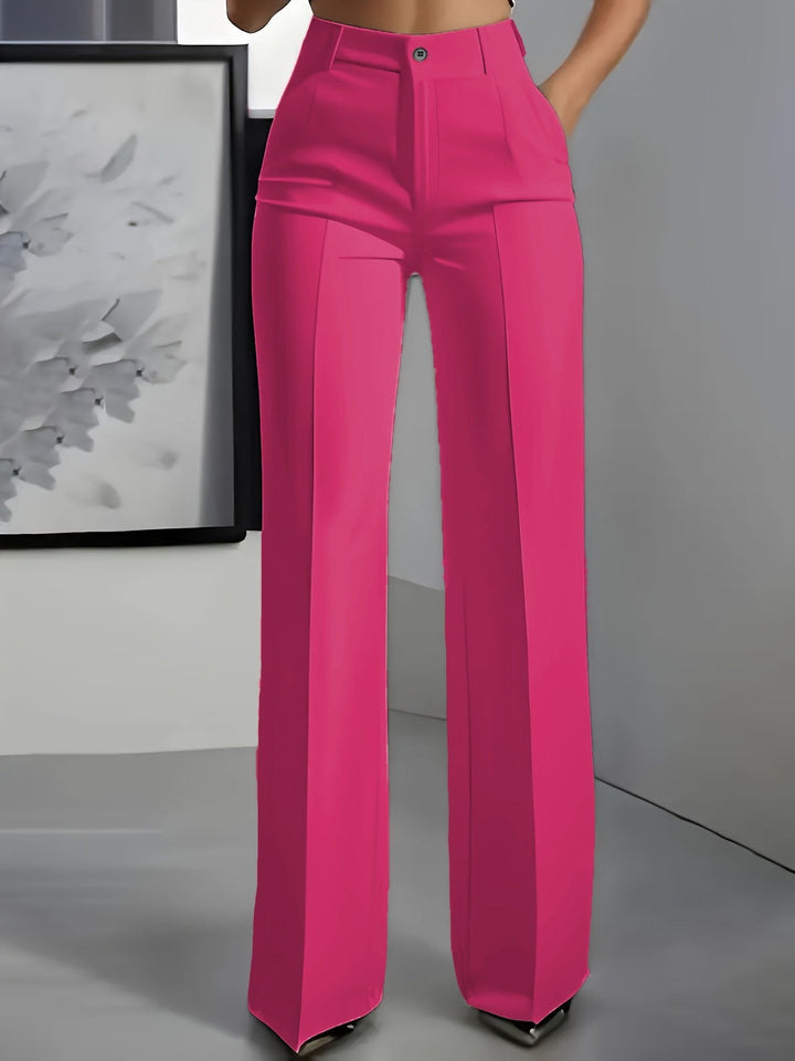 Donita | Classic High-Waisted Pleated Wide-Leg Pants 3