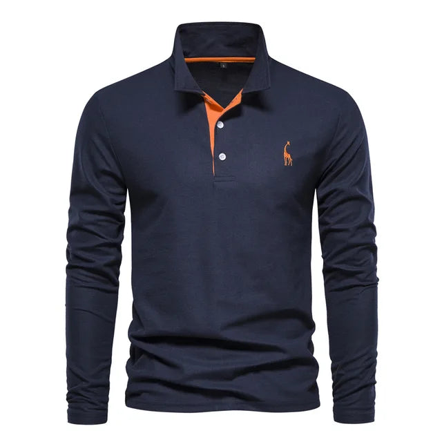 Dorian | Long Sleeve Polo Shirt – Timeless, Comfortable & Versatile 1
