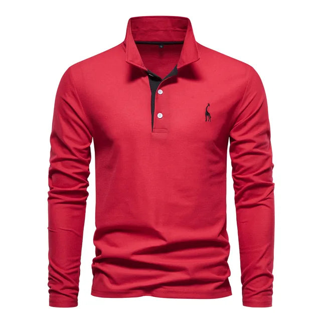 Dorian | Long Sleeve Polo Shirt – Timeless, Comfortable & Versatile 11