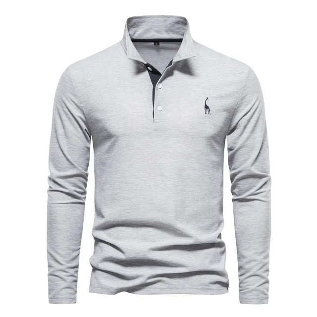 Dorian | Long Sleeve Polo Shirt – Timeless, Comfortable & Versatile 13
