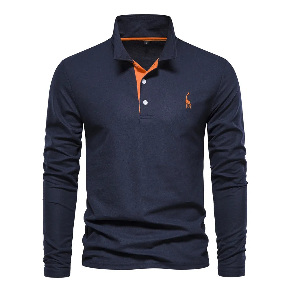 Dorian | Long Sleeve Polo Shirt – Timeless, Comfortable & Versatile 2