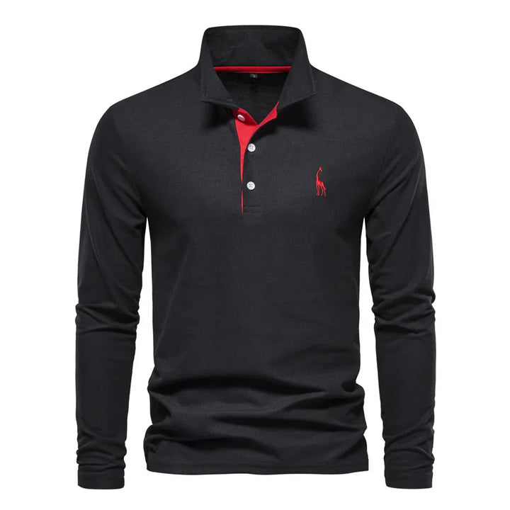 Dorian | Long Sleeve Polo Shirt – Timeless, Comfortable & Versatile 4