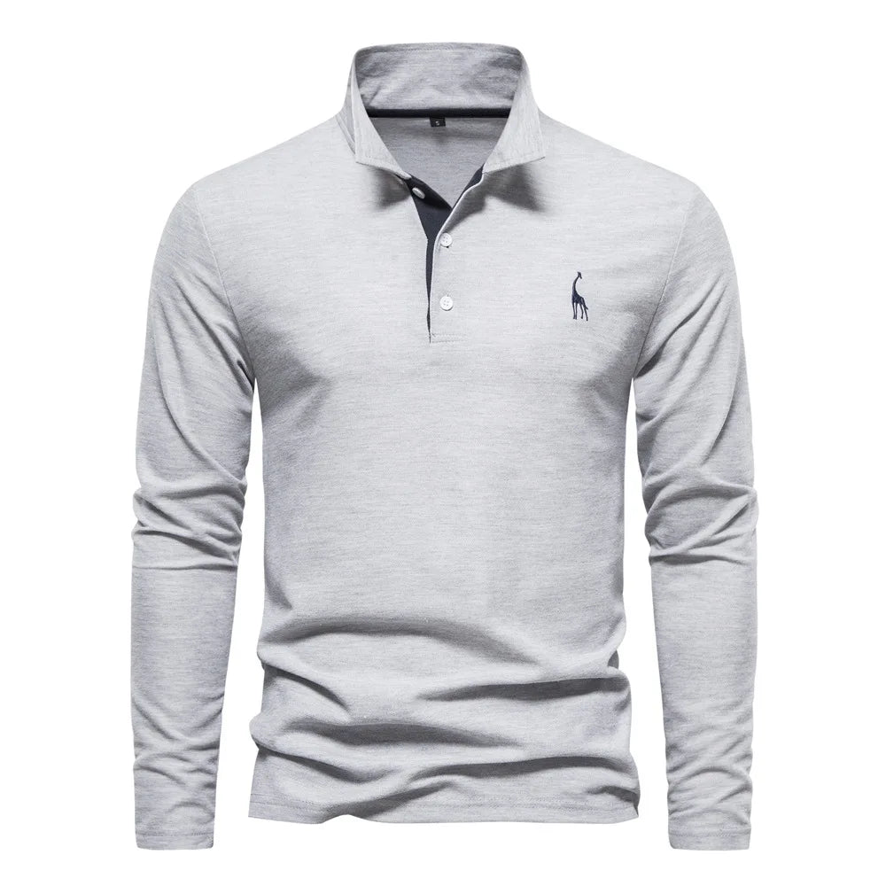 Dorian | Long Sleeve Polo Shirt – Timeless, Comfortable & Versatile 5