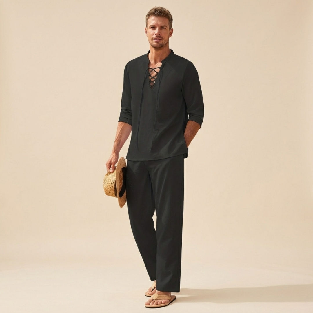 Dylan | Men’s Pajama Set – Lightweight, Casual & Comfortable 3
