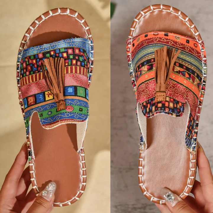 Edna | Bohemian Lightweight Summer Tassel Sandals 6
