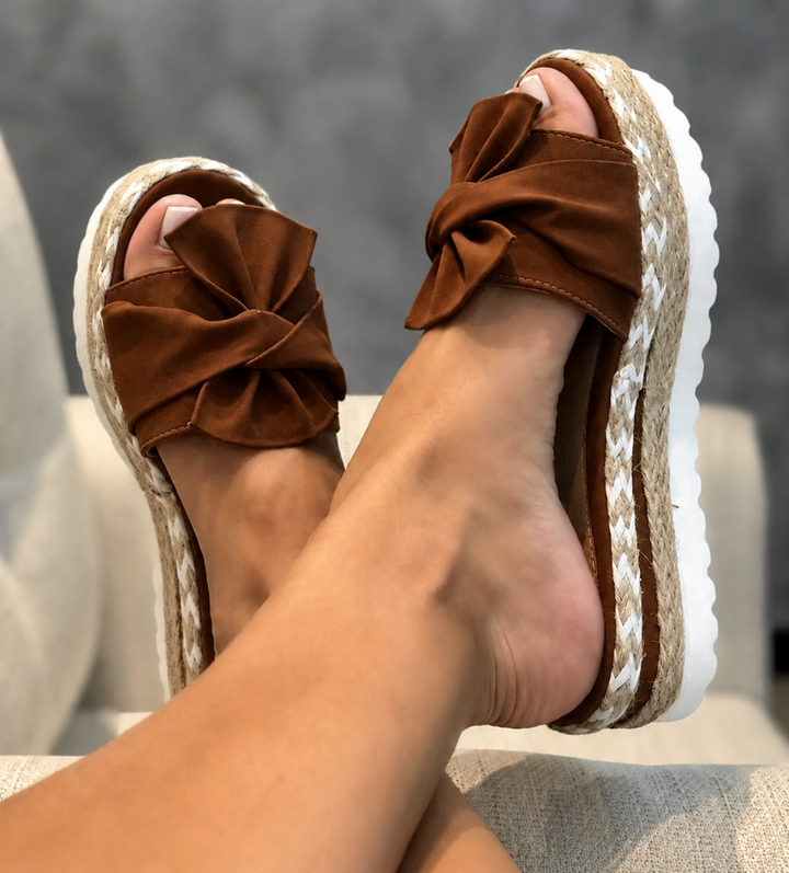Elara | Wedge Sandals Wedge Heels Elegant Feminine Summer Style 4